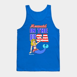 Mermaid in America Tank Top